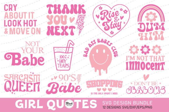 Pink Girl Quote SVG Bundle: A Designer’s Review
