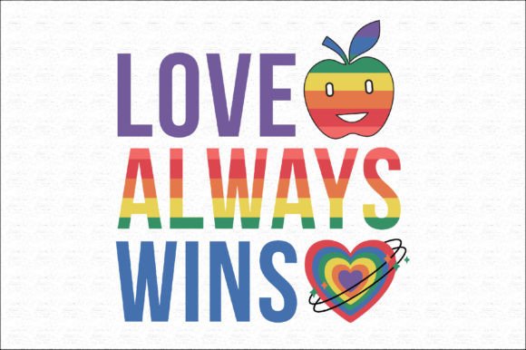 Reviewing the LGBTQ Pride Month Love Quote SVG Design